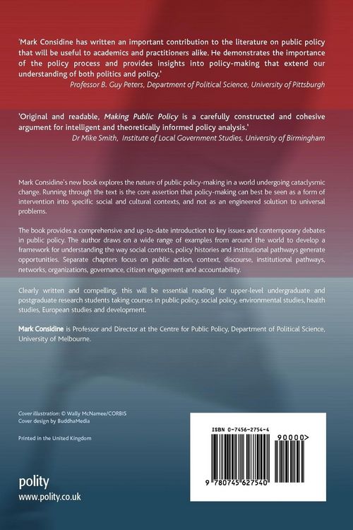 Produktbild: Making Public Policy