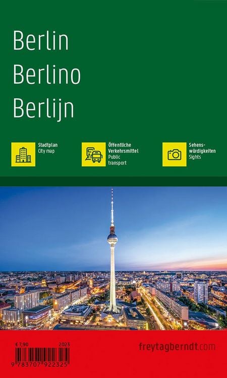 Produktbild: Freytag & berndt Innenstadtplan Berlin 1:10.000
