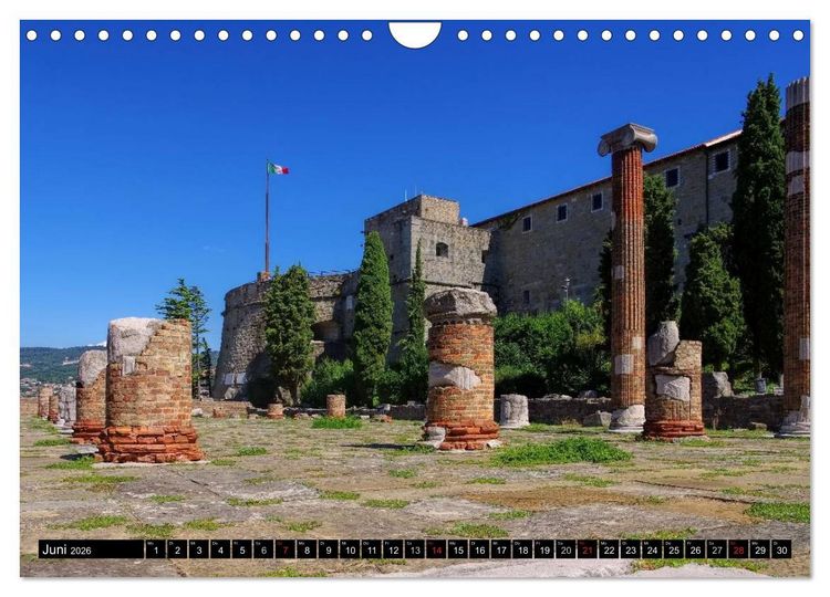 Produktbild: Triest - Habsburger Erbe und italienisches Flair (Wandkalender 2026 DIN A4 quer), CALVENDO Monatskalender