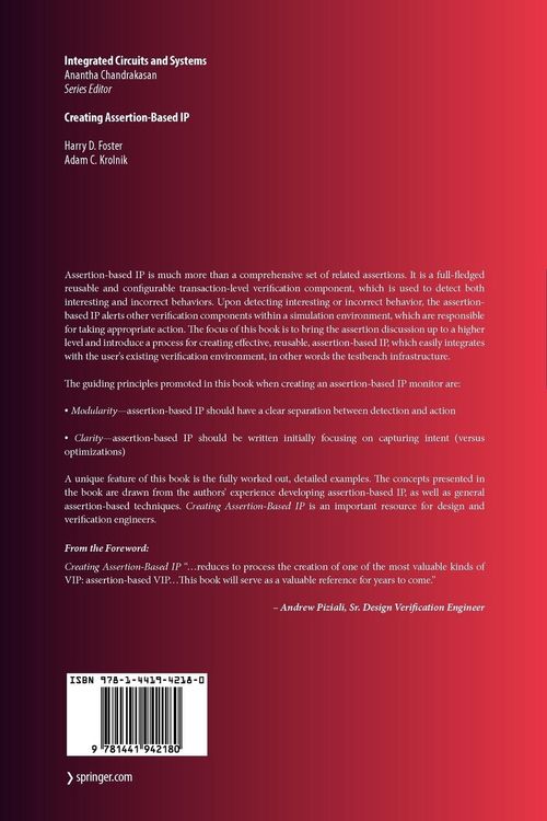 Produktbild: Creating Assertion-Based IP
