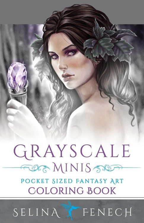 Produktbild: Grayscale Minis - Pocket Sized Fantasy Art Coloring Book