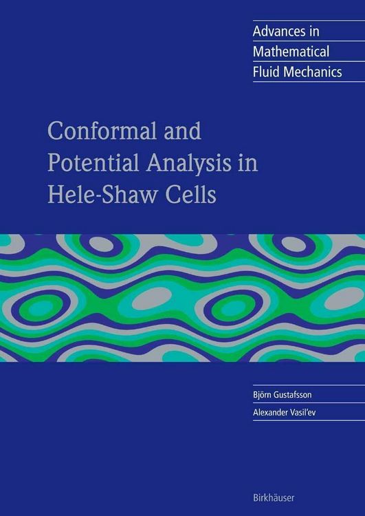 Produktbild: Conformal and Potential Analysis in Hele-Shaw Cells