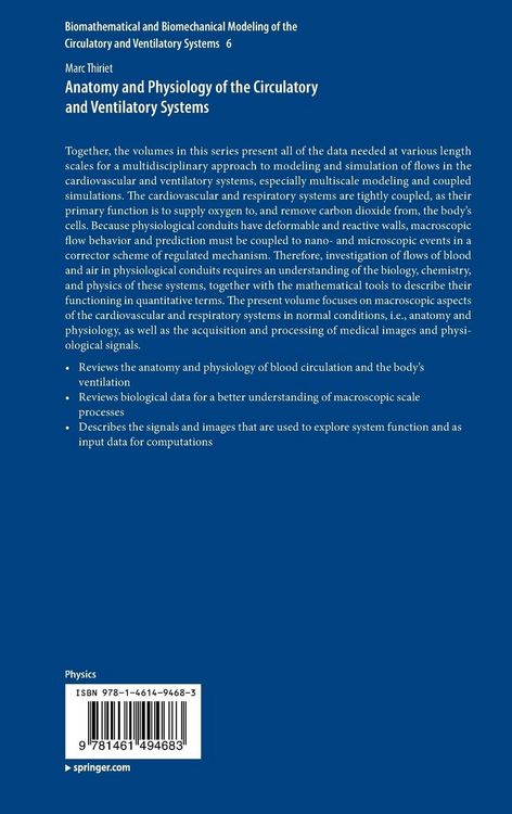 Produktbild: Anatomy and Physiology of the Circulatory and Ventilatory Systems