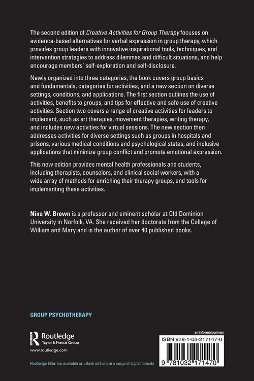 Produktbild: Creative Activities for Group Therapy