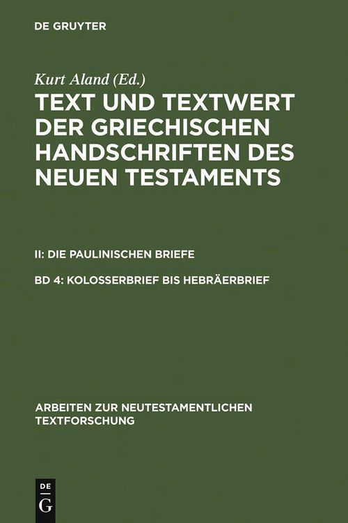 Produktbild: Kolosserbrief bis Hebr&auml;erbrief