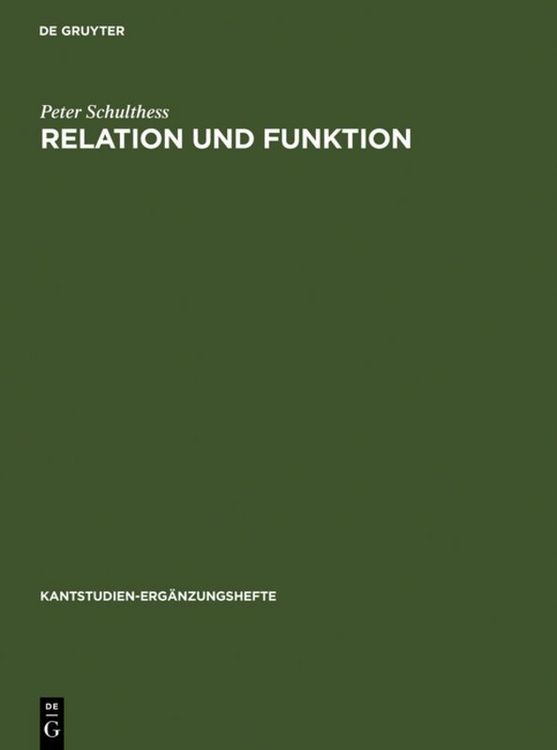 Produktbild: Relation und Funktion
