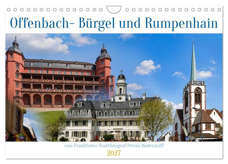 Produktbild: Offenbach B&uuml;rgel und Rumpenhain (Wandkalender 2027 DIN A4 quer), CALVENDO Monatskalender