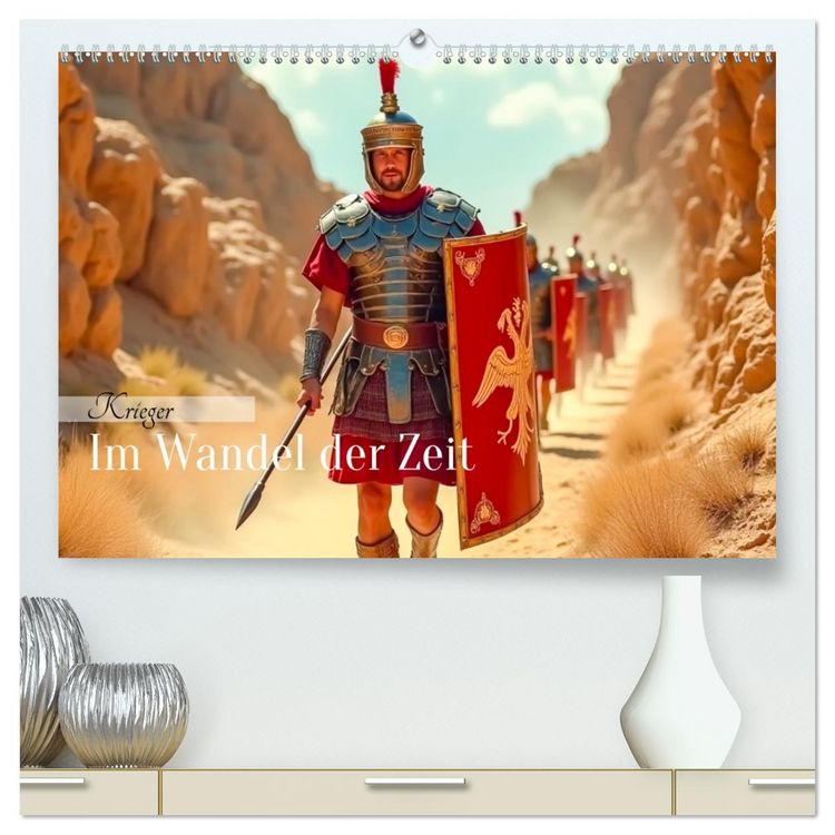 Produktbild: Krieger - Im Wandel der Zeit (hochwertiger Premium Wandkalender 2026 DIN A2 quer), Kunstdruck in Hochglanz