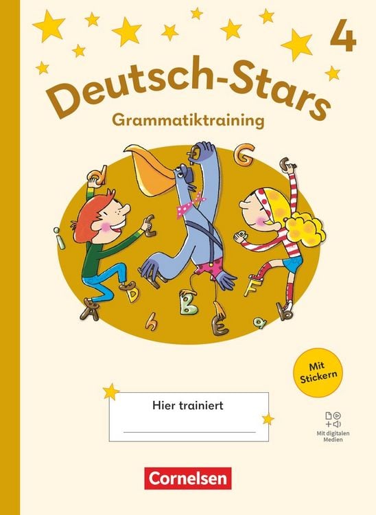 Produktbild: Deutsch-Stars - Grammatiktraining Ausgabe ab 2025 - 4. Schuljahr