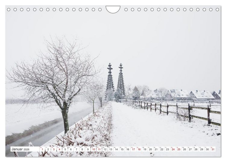 Produktbild: K&ouml;ln Widdersdorf - Bl&uuml;tentr&auml;ume und l&auml;ndliche Idylle (Wandkalender 2026 DIN A4 quer), CALVENDO Monatskalender