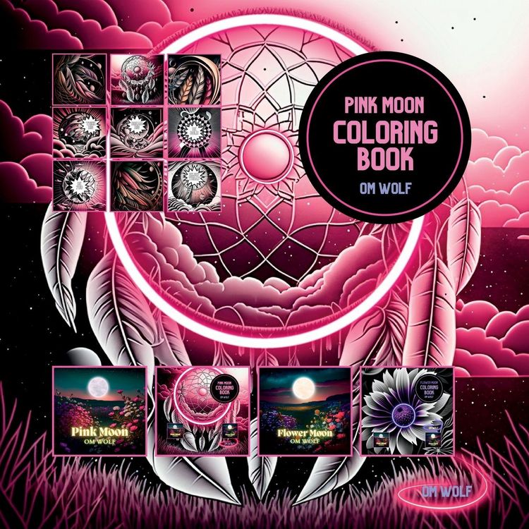 Produktbild: Pink Moon Coloring Book