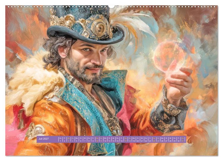 Produktbild: Im Bann der Zauberk&uuml;nste - Zauberkraft und Magie (hochwertiger Premium Wandkalender 2027 DIN A2 quer), Kunstdruck in Hochglanz
