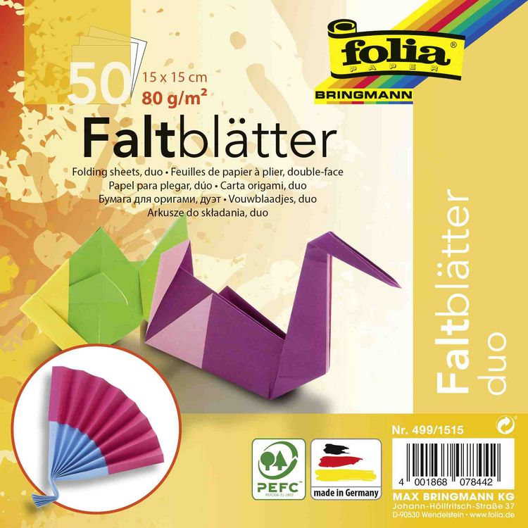 Produktbild: Folia Motivblock KRAFTPAPIER, DIN A4, 20 Blatt sortiert, Kraftkarton 230g/m&sup2; und Kraftpapier 120g/m&sup2;
