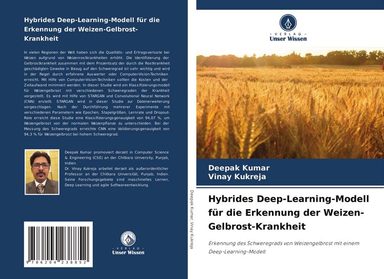 Produktbild: Hybrides Deep-Learning-Modell f&uuml;r die Erkennung der Weizen-Gelbrost-Krankheit