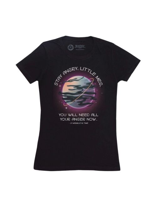 Produktbild: Wrinkle in Time: Stay Angry, Little Meg Women's Crew T-Shirt Medium