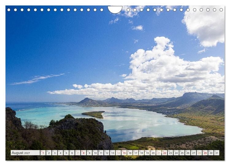 Produktbild: Trauminseln der Welt - Mauritius (Wandkalender 2027 DIN A4 quer), CALVENDO Monatskalender