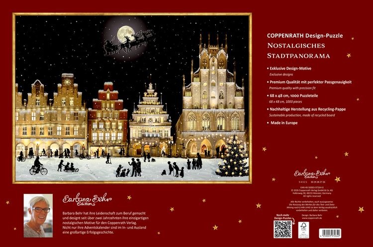 Produktbild: Puzzle &ndash; Nostalgisches Stadtpanorama