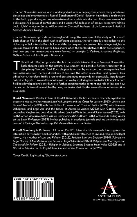 Produktbild: Law and Humanities