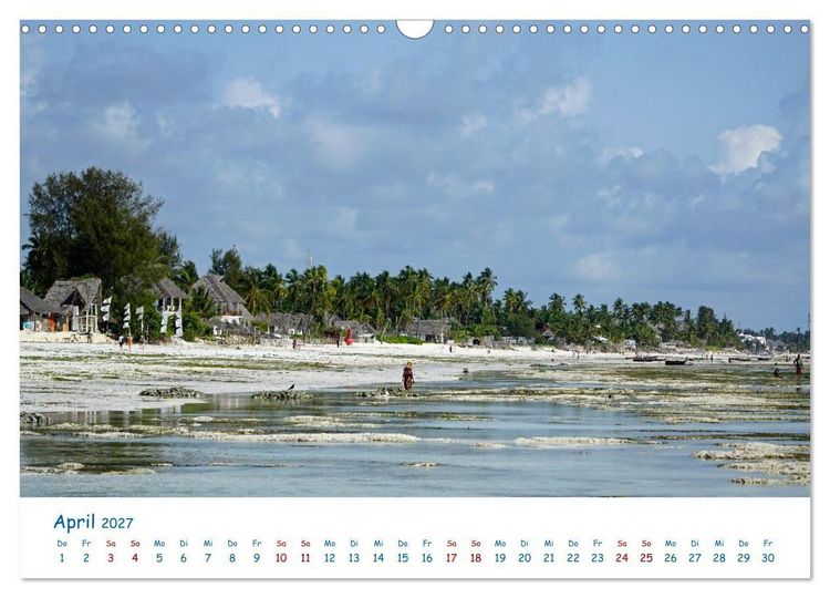 Produktbild: Traumziele weltweit &ndash; Inselleben auf Sansibar (Wandkalender 2027 DIN A3 quer), CALVENDO Monatskalender