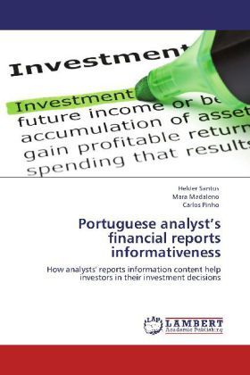 Produktbild: Santos, H: Portuguese analyst's financial reports informativ