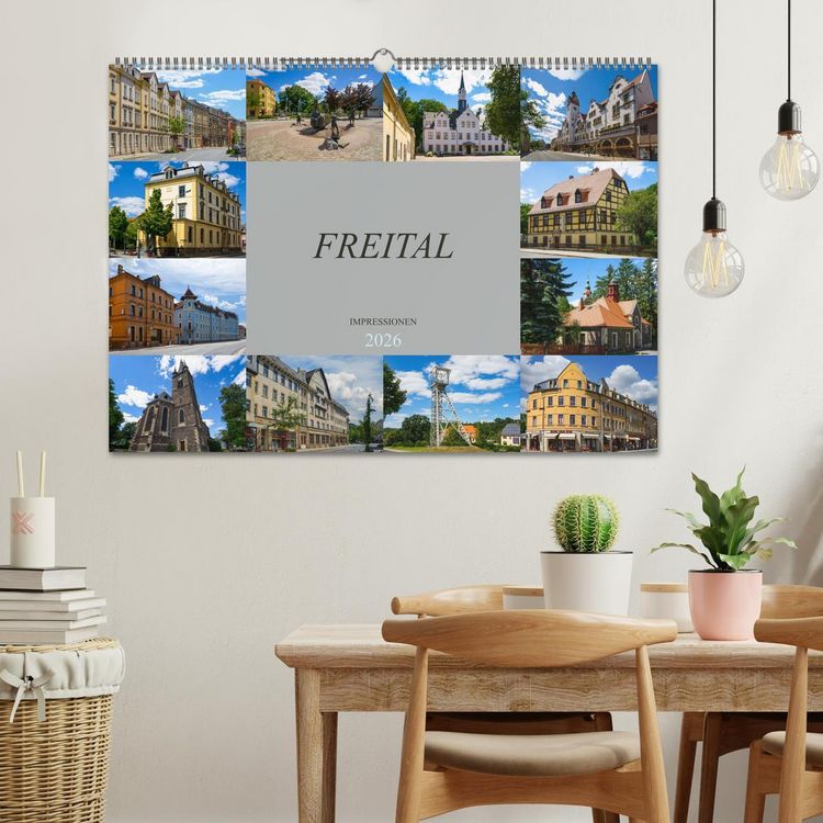 Produktbild: Freital Impressionen (Wandkalender 2026 DIN A2 quer), CALVENDO Monatskalender