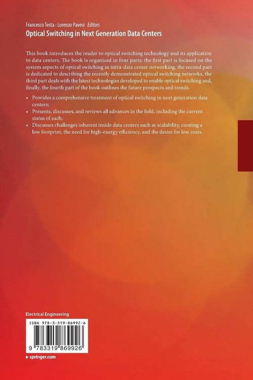 Produktbild: Optical Switching in Next Generation Data Centers