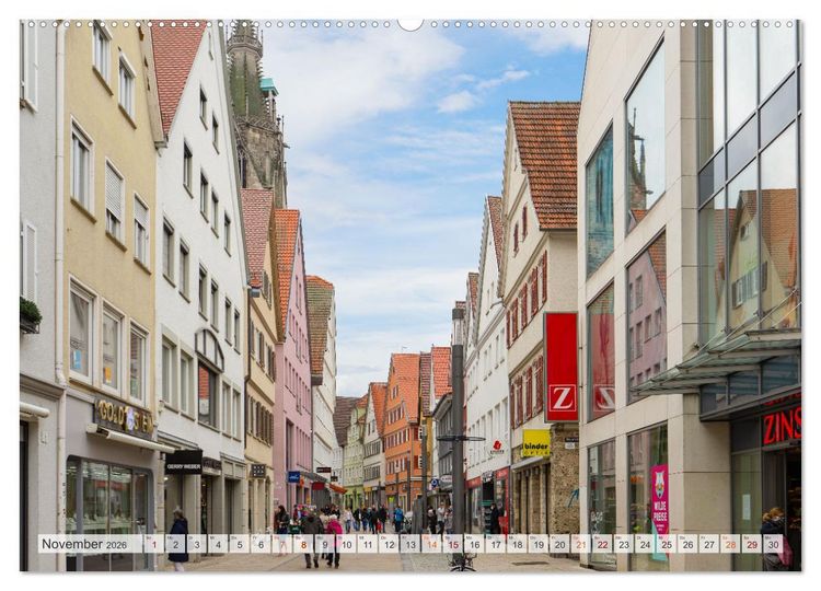 Produktbild: Reutlingen Impressionen (Wandkalender 2026 DIN A2 quer), CALVENDO Monatskalender