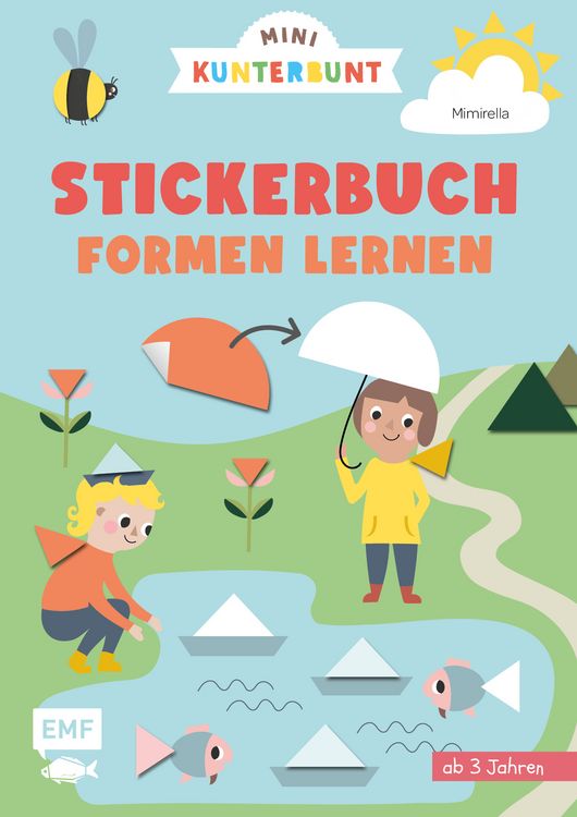 Produktbild: Mini Kunterbunt &ndash;&nbsp;Mein erstes Formen-Stickerbuch f&uuml;r Kinder ab 3 Jahren