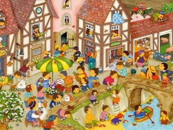 Produktbild: Mein Dorf im Fr&uuml;hling (Puzzle)