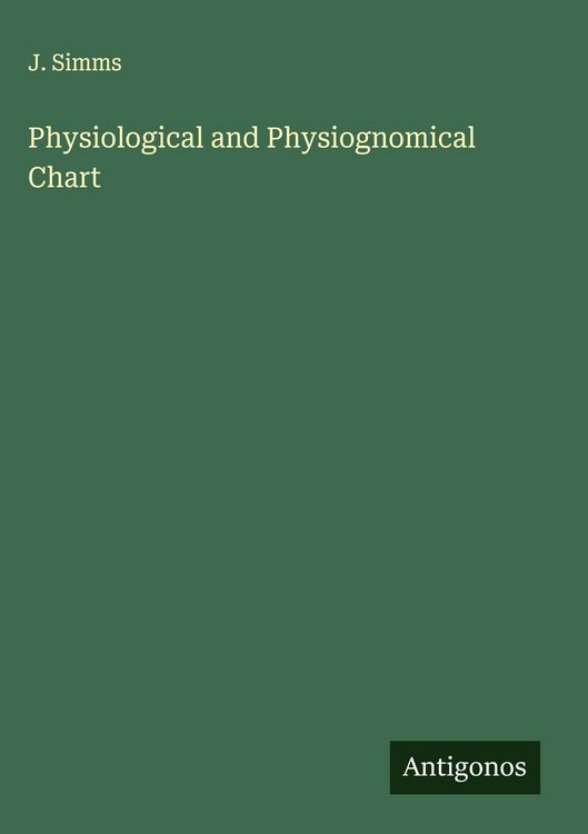 Produktbild: Physiological and Physiognomical Chart