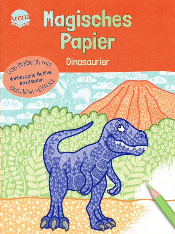 Produktbild: Magisches Papier &ndash; Das Malbuch mit dem Wow-Effekt. Dinosaurier