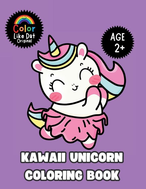 Produktbild: Kawaii Unicorn Coloring Book