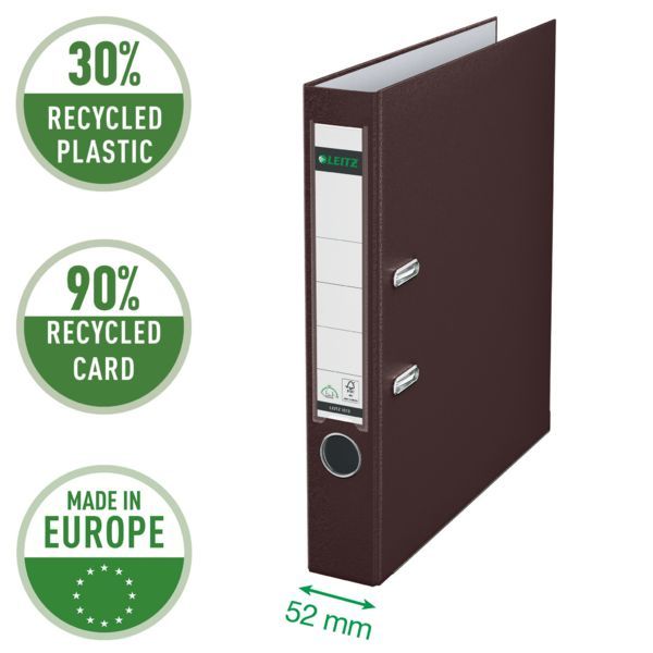 Produktbild: Ordner Leitz 180&deg; 52mm braun