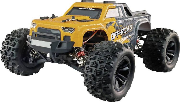 Produktbild: Amewi MEW4 Orange Brushless 1:16 RC Modellauto Elektro Monstertruck Allradantrieb (4WD) RtR 2,4 GHz
