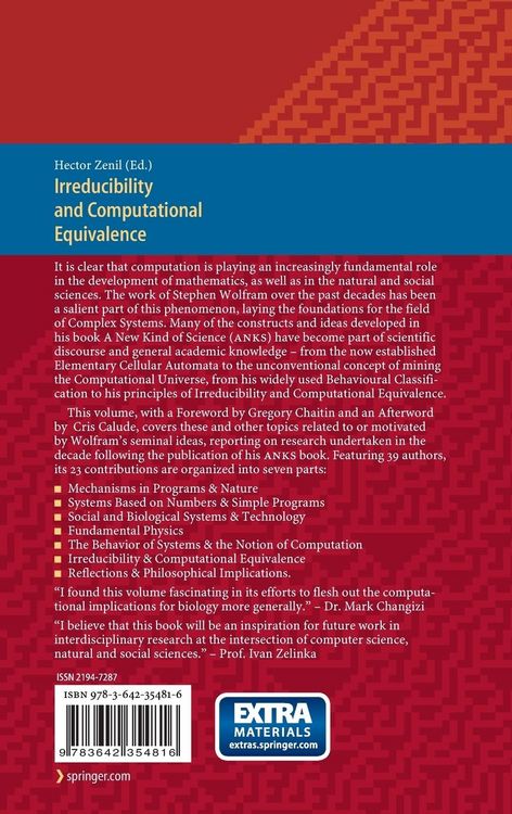 Produktbild: Irreducibility and Computational Equivalence