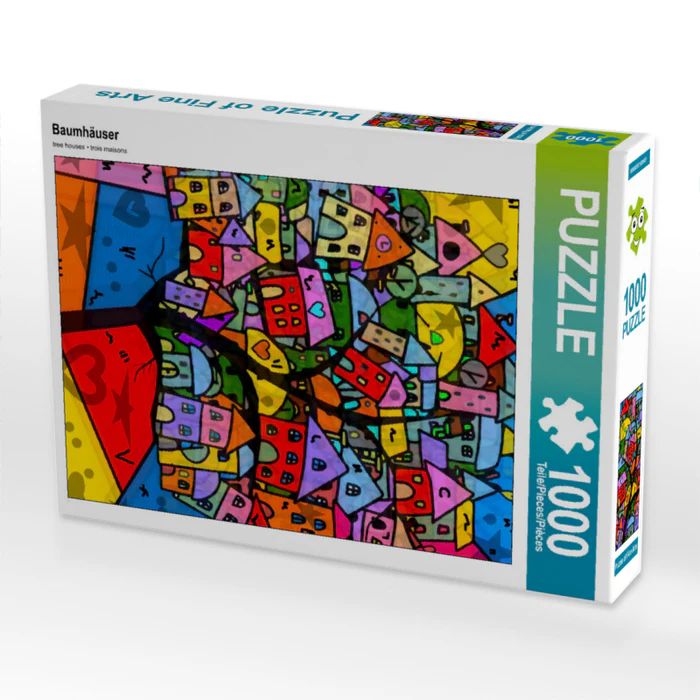 Produktbild: CALVENDO Puzzle Baumh&auml;user | 1000 Teile Lege-Gr&ouml;&szlig;e 64x48cm Foto-Puzzle f&uuml;r gl&uuml;ckliche Stunden
