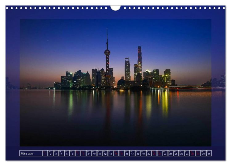 Produktbild: Metropolen - Asiens sch&ouml;nste St&auml;dte bei Nacht (Wandkalender 2026 DIN A3 quer), CALVENDO Monatskalender