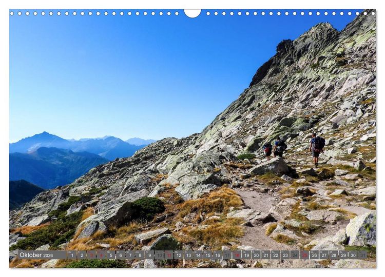 Produktbild: Korsika - Weitwanderweg GR 20 (Wandkalender 2026 DIN A3 quer), CALVENDO Monatskalender