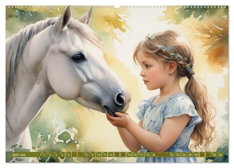 Produktbild: Liebste Kinder (Wandkalender 2026 DIN A2 quer), CALVENDO Monatskalender