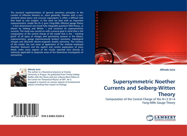 Produktbild: Supersymmetric Noether Currents and Seiberg-Witten Theory