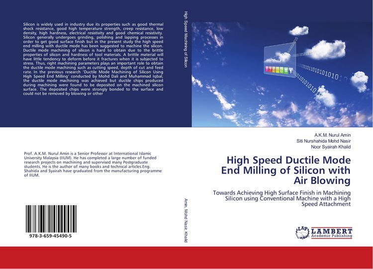 Produktbild: High Speed Ductile Mode End Milling of Silicon with Air Blowing