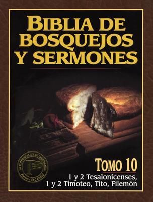 Produktbild: Biblia de Bosquejos y Sermones-RV 1960-1 y 2 Tesalonicenses, 1 y 2 Timoteo, Tito, Filemon