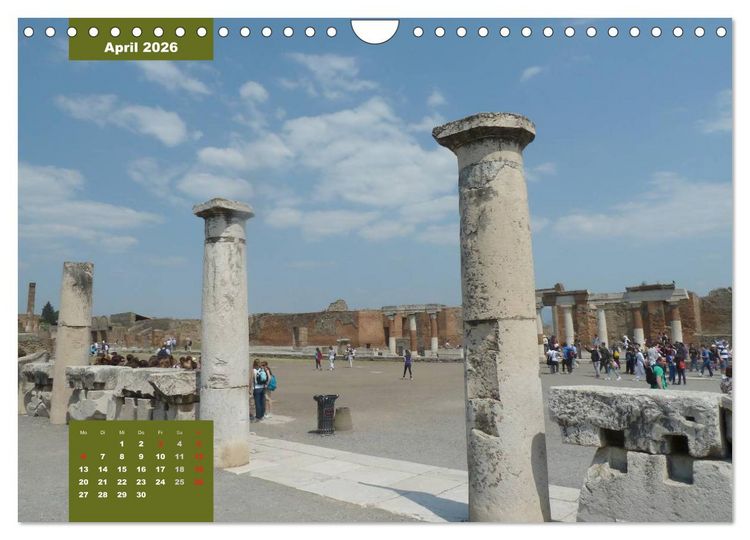 Produktbild: Pompeji-Kalender (Wandkalender 2026 DIN A4 quer), CALVENDO Monatskalender