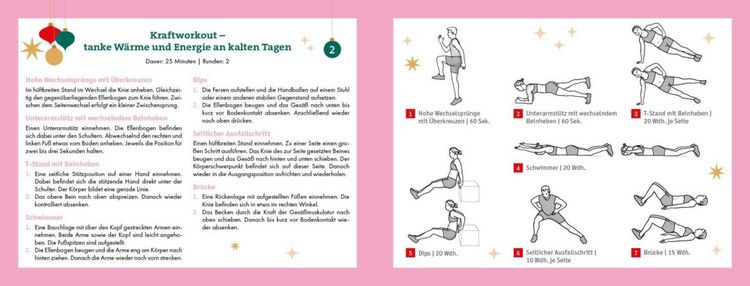 Produktbild: 24 Workouts f&uuml;r den Advent