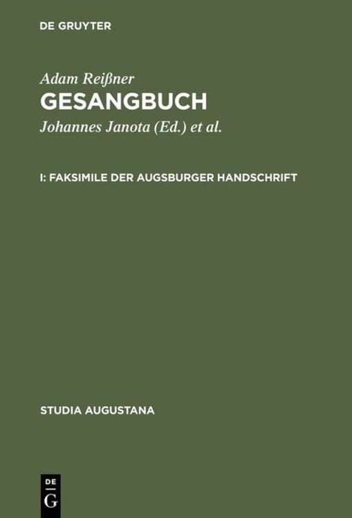 Bild vom Artikel Gesangbuch vom Autor Adam Reissner