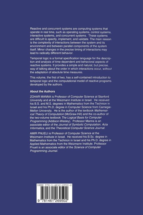 Produktbild: The Temporal Logic of Reactive and Concurrent Systems
