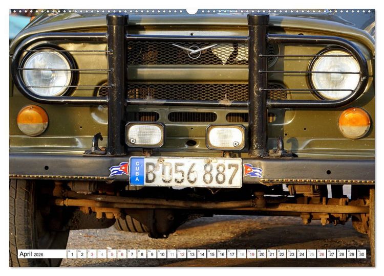 Produktbild: Sowjet-Legende - Der Gel&auml;ndewagen UAZ-469 in Kuba (Wandkalender 2026 DIN A2 quer), CALVENDO Monatskalender