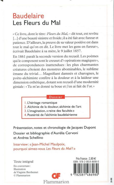 Produktbild: Les fleurs du Mal