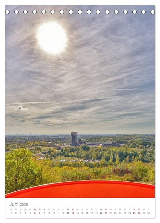Produktbild: Ruhrgebiet - Malerischer Spaziergang (Tischkalender 2026 DIN A5 hoch), CALVENDO Monatskalender