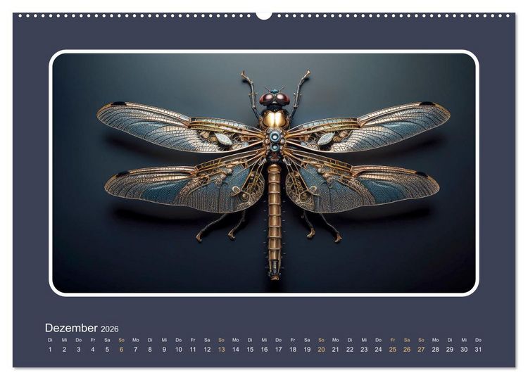 Produktbild: Roboterinsekten (Wandkalender 2026 DIN A2 quer), CALVENDO Monatskalender